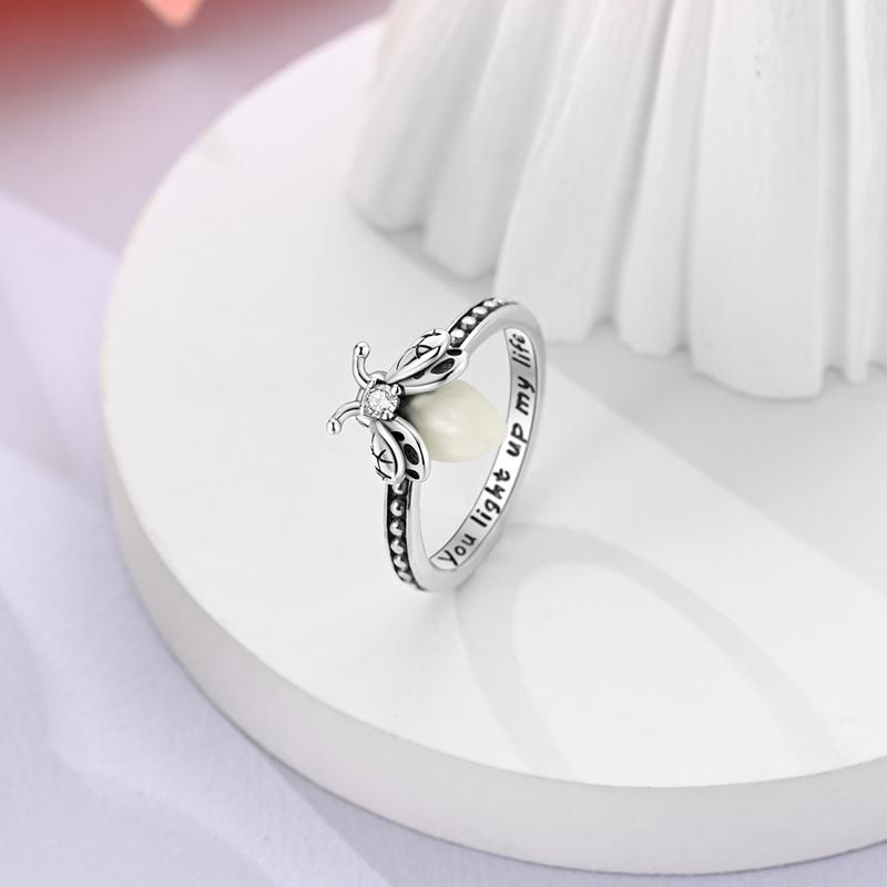 Premium Glow in the Dark Firefly Bee Ring  Adjustable | Water Resistant | Color  Warranty