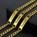 Unisex Engrave Name Bracelet